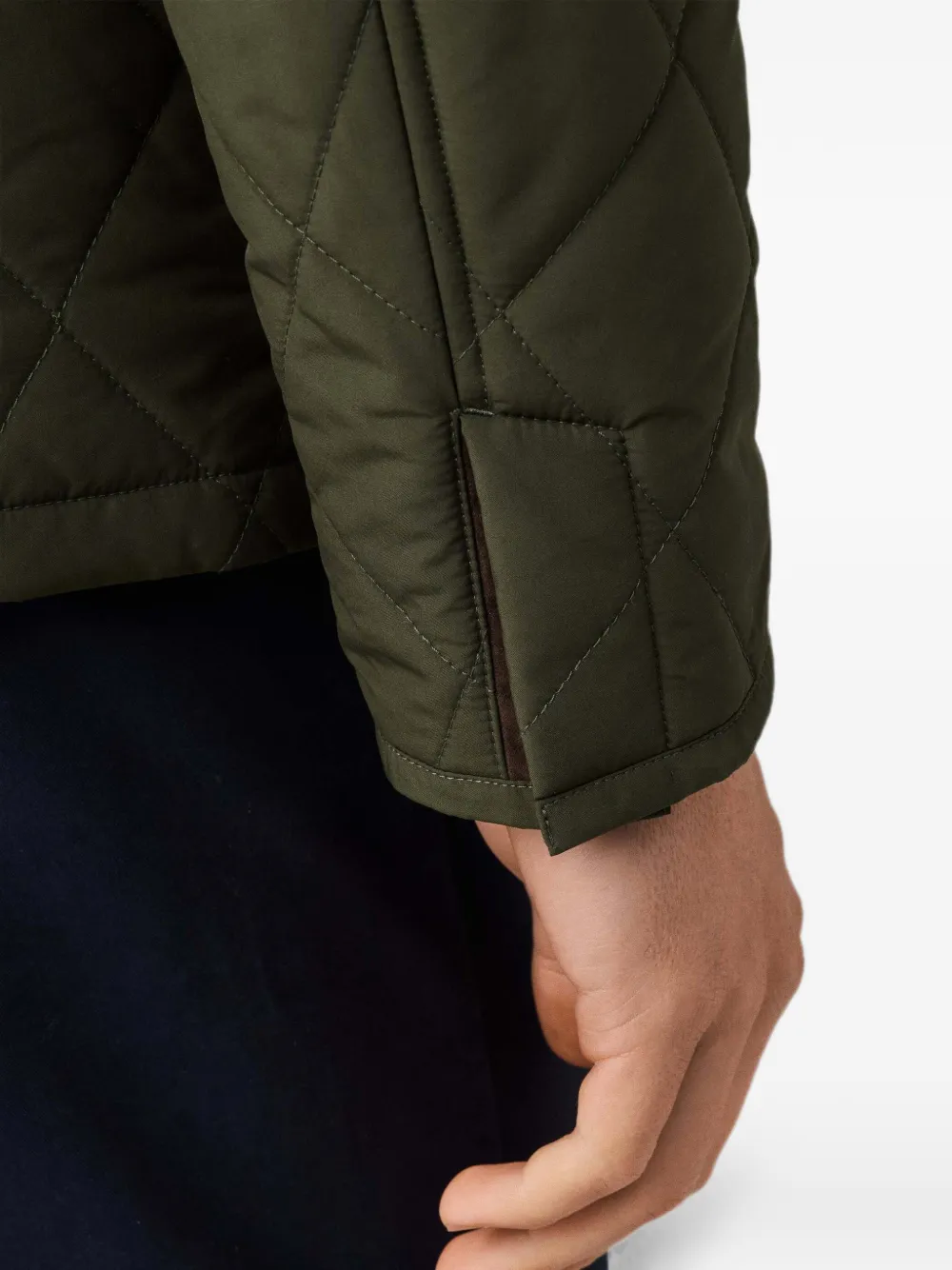 Hackett London Gewatteerd jack Groen