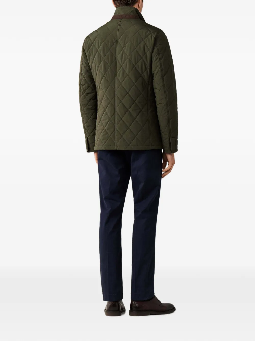 Hackett London Gewatteerd jack Groen