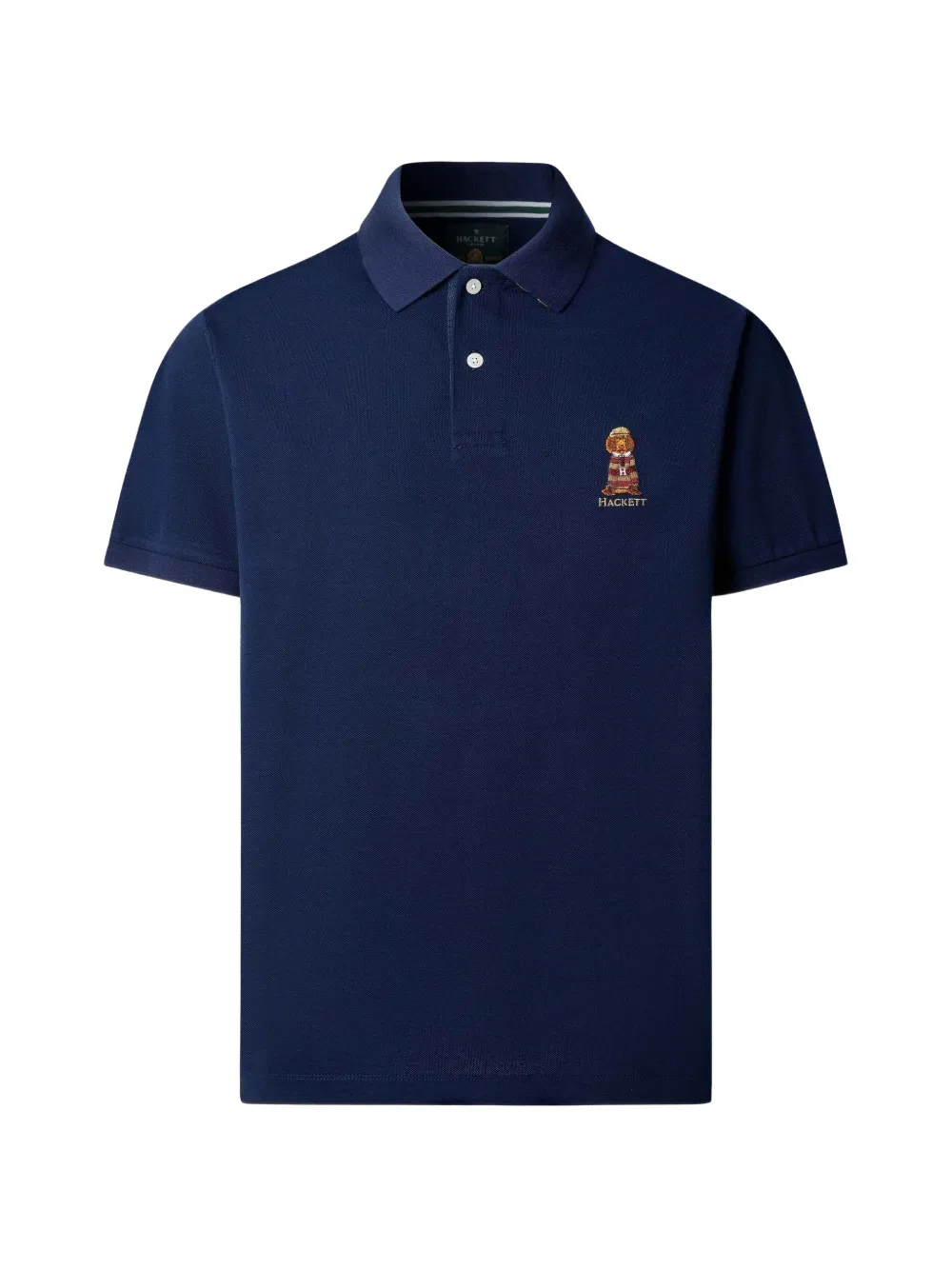 Hackett London Polo con logo - Blu
