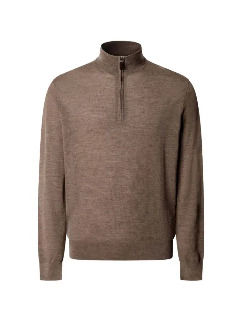 Hackett London quarter-zip wool sweater