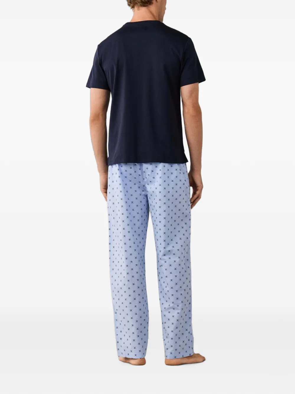 Hackett London Katoenen-ondergoedset met Icon-print Blauw