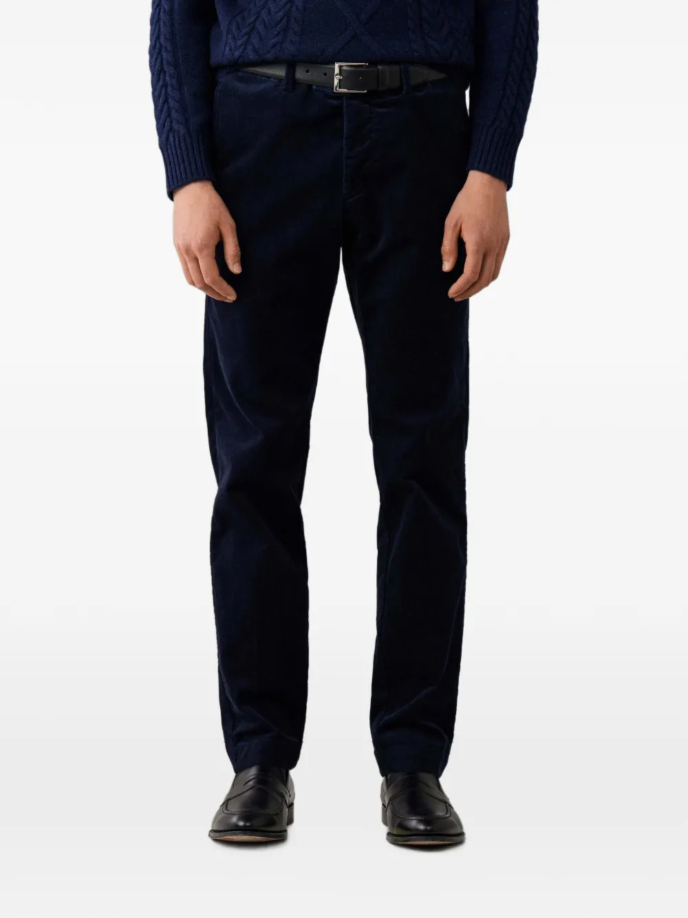 Hackett London Kensington ribfluwelen broek Blauw