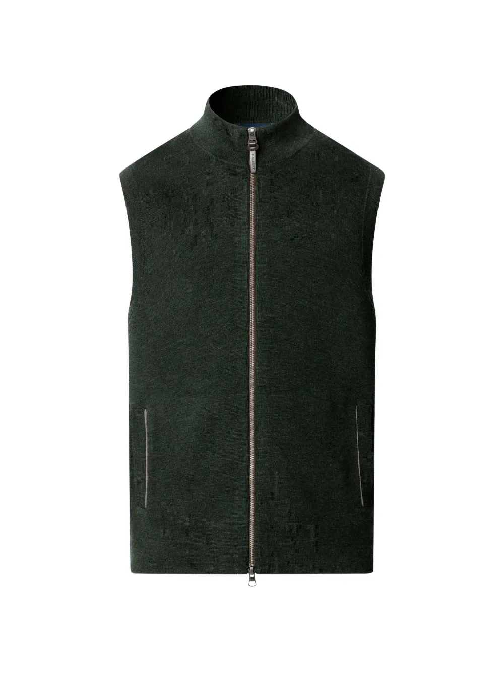Hackett London Milano-knit Merino-wool Cardigan In 그린