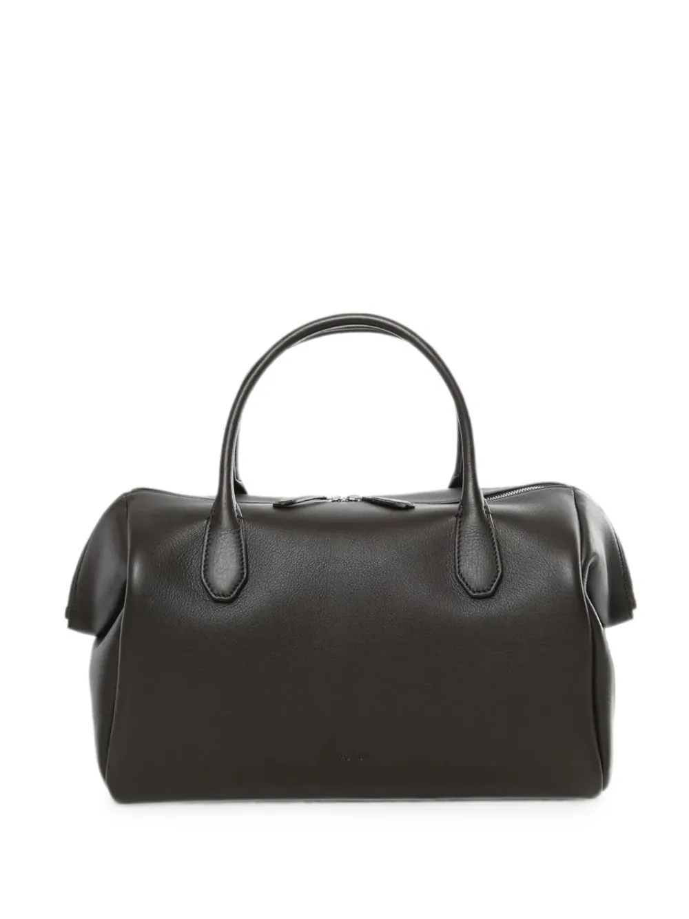 The Row Faye leather tote bag - Brown