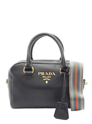 Prada Pre-Owned 2010-2026 Mini Vitello Phenix Bauletto Satchel
