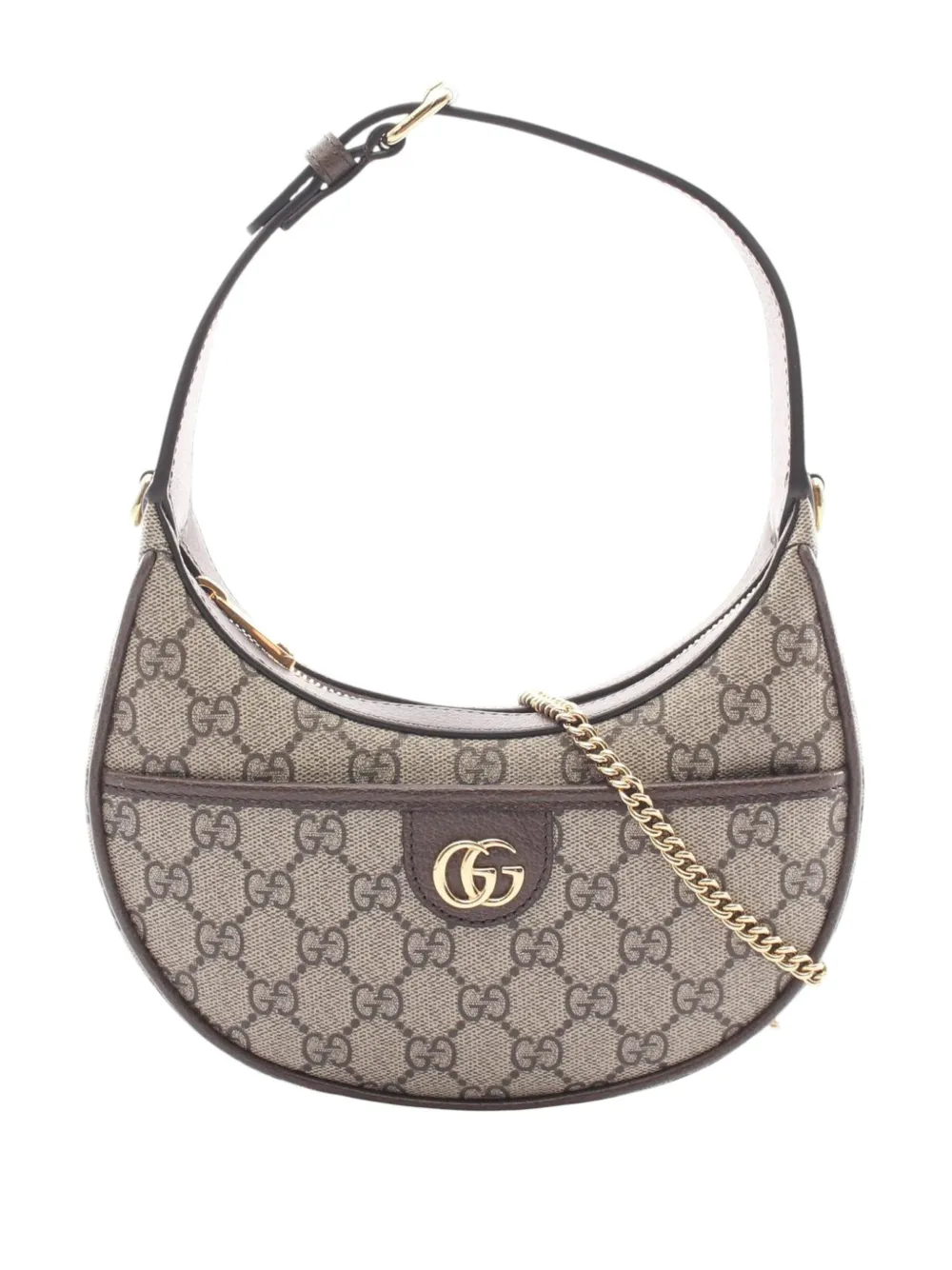 Gucci Pre-Owned Borsa a tracolla Ophidia Super Mini in tessuto GG Supreme 2016-2026 - Toni neutri