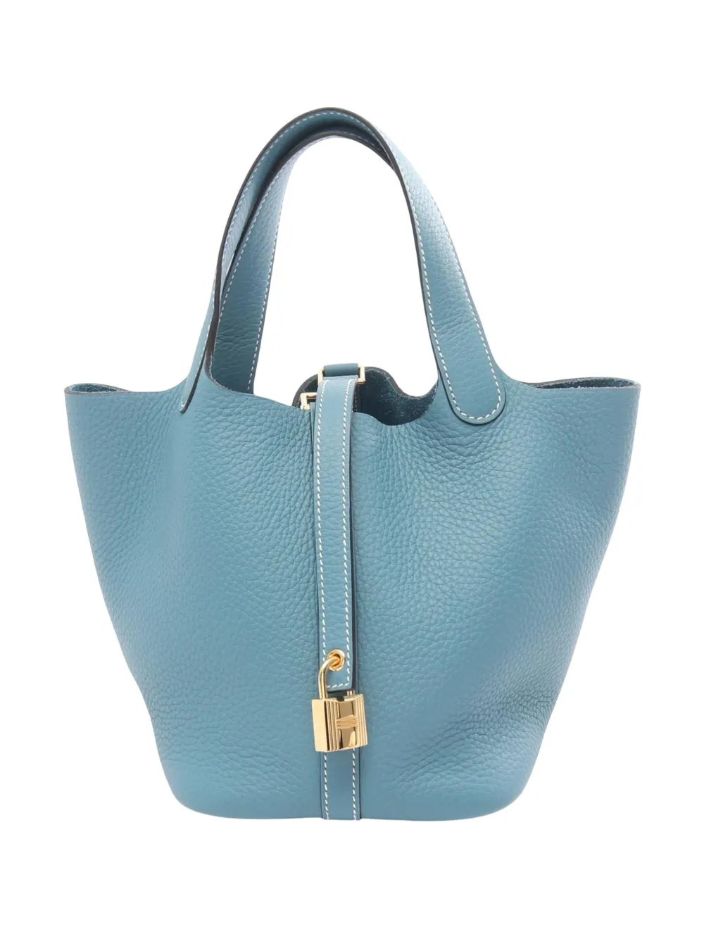 Hermès Pre-Owned 2025 Clemence Picotin Lock Handtasche 18cm - Blau