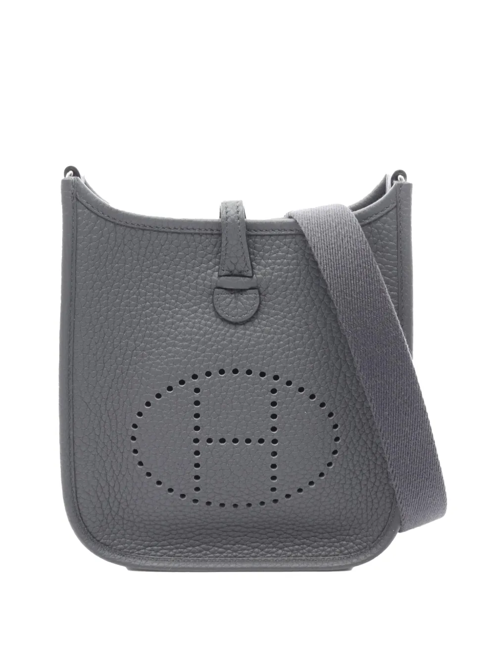 Hermès Pre-Owned 2025 Clemence Evelyne Amazone TPM Umhängetasche - Grau