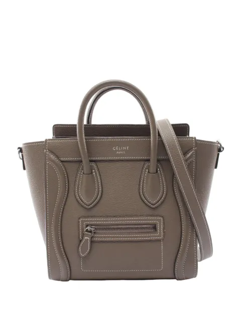 Celine Pre-Owned bolso satchel Luggage Tote nano de piel 2010-2026
