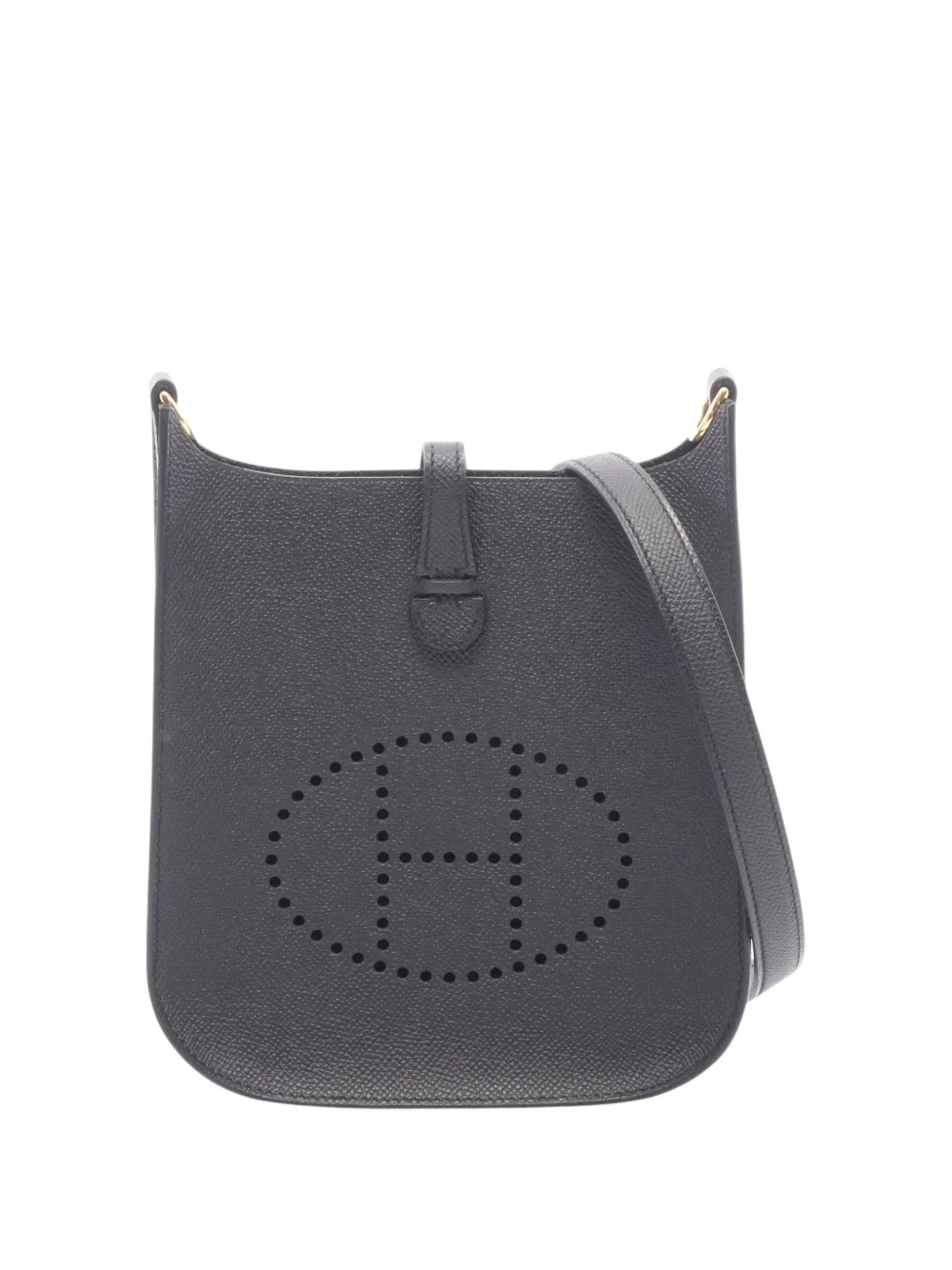 Hermès Pre-Owned 2025 Epsom Evelyne Sellier Umhängetasche 16cm - Schwarz