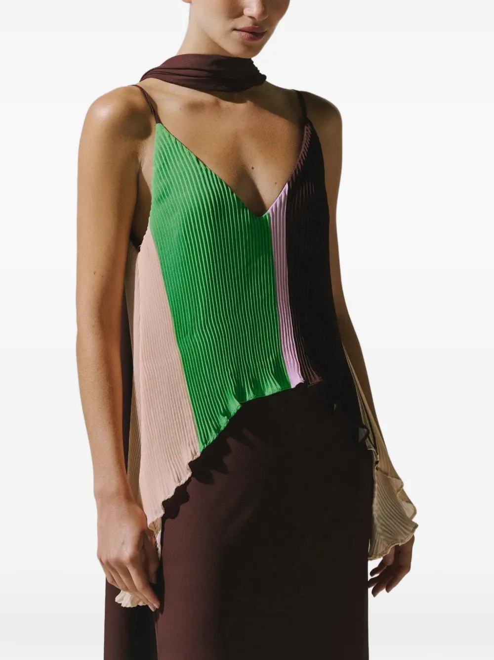 pleated Danielle layered maxi dress, image 6 of 6