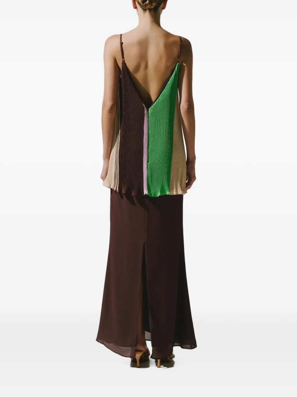 pleated Danielle layered maxi dress, image 5 of 6
