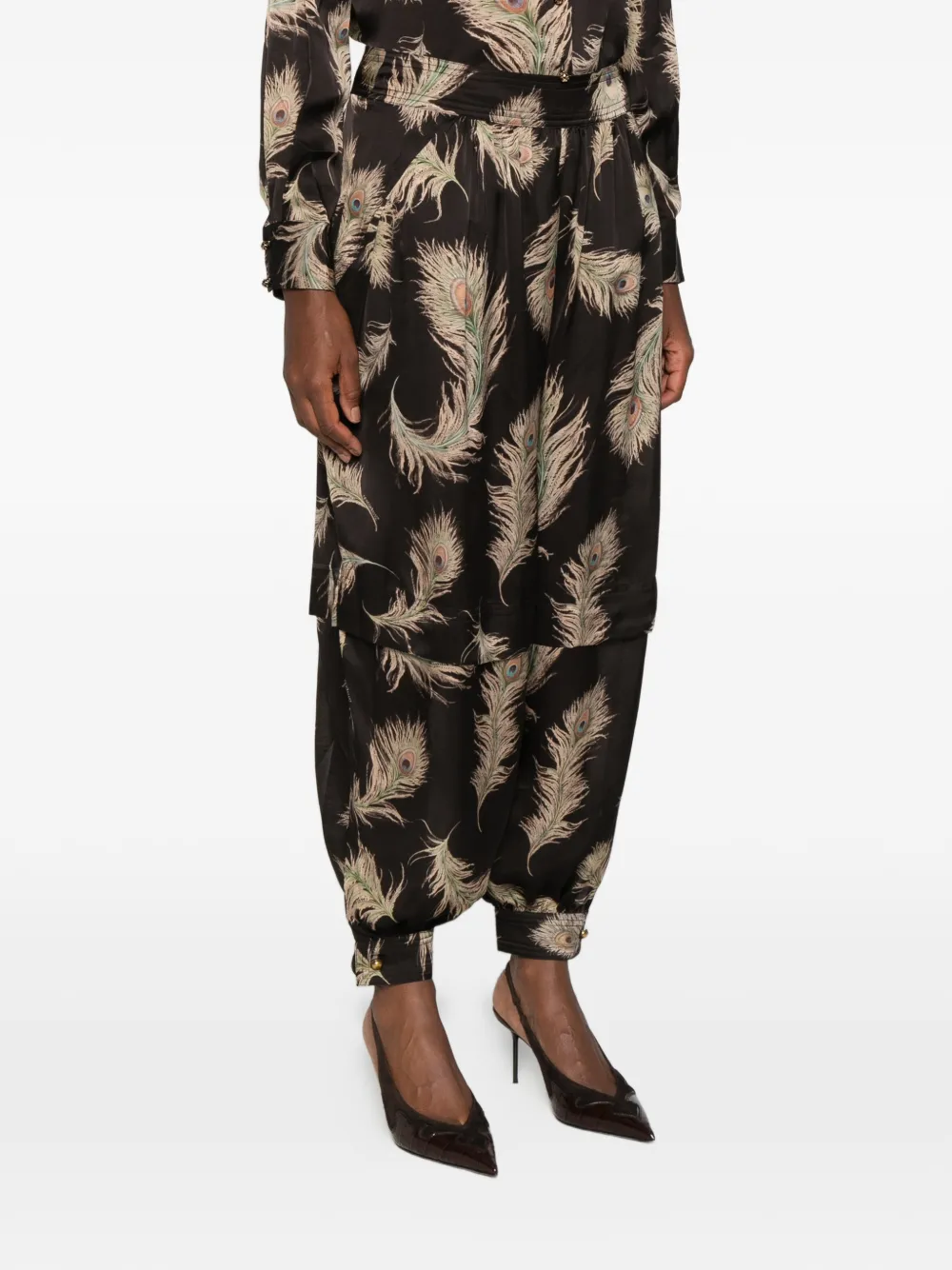 ZIMMERMANN Broek met cuffs Zwart