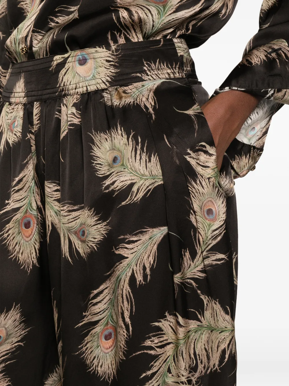 ZIMMERMANN Broek met cuffs Zwart