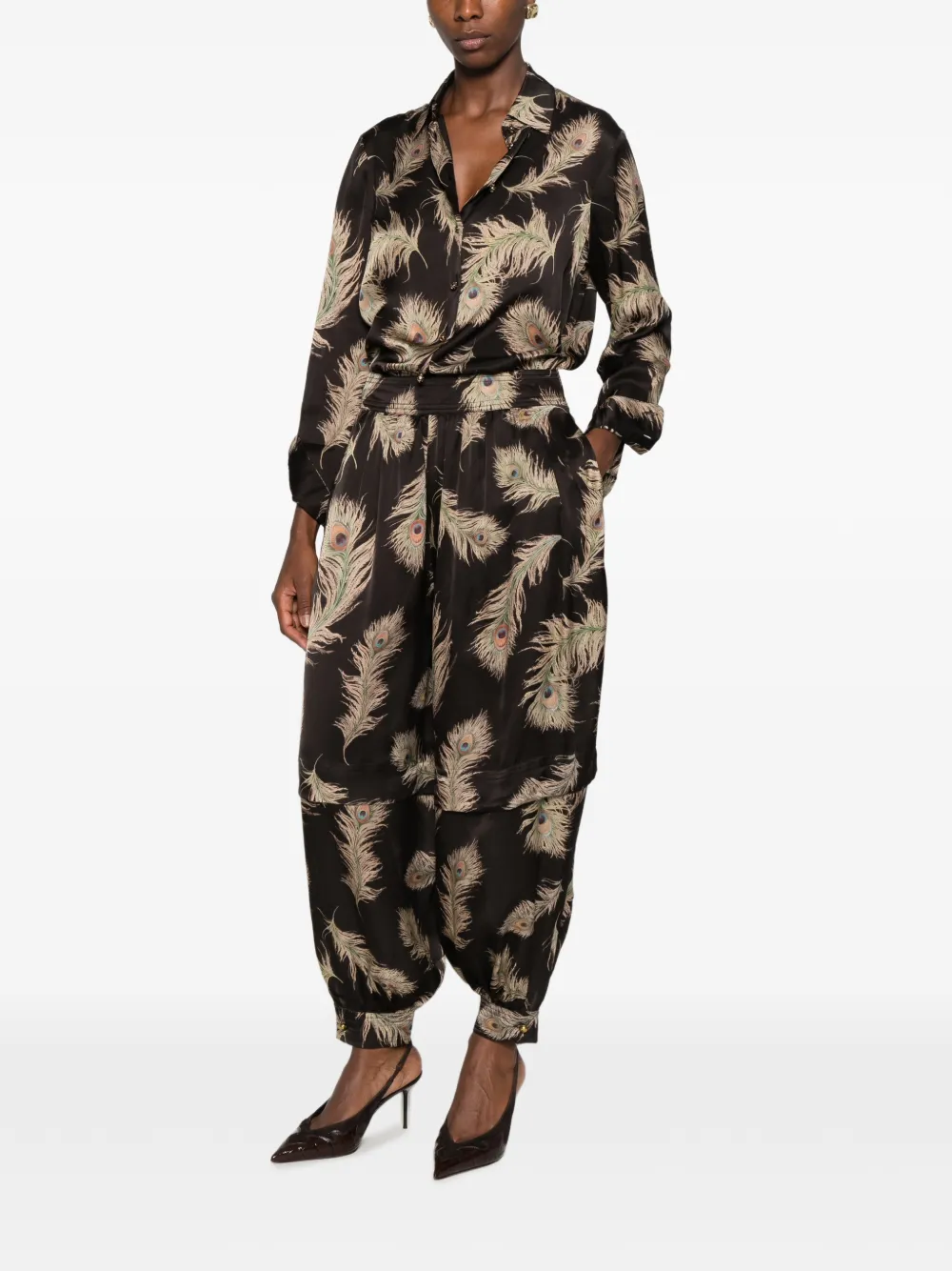 ZIMMERMANN Broek met cuffs Zwart