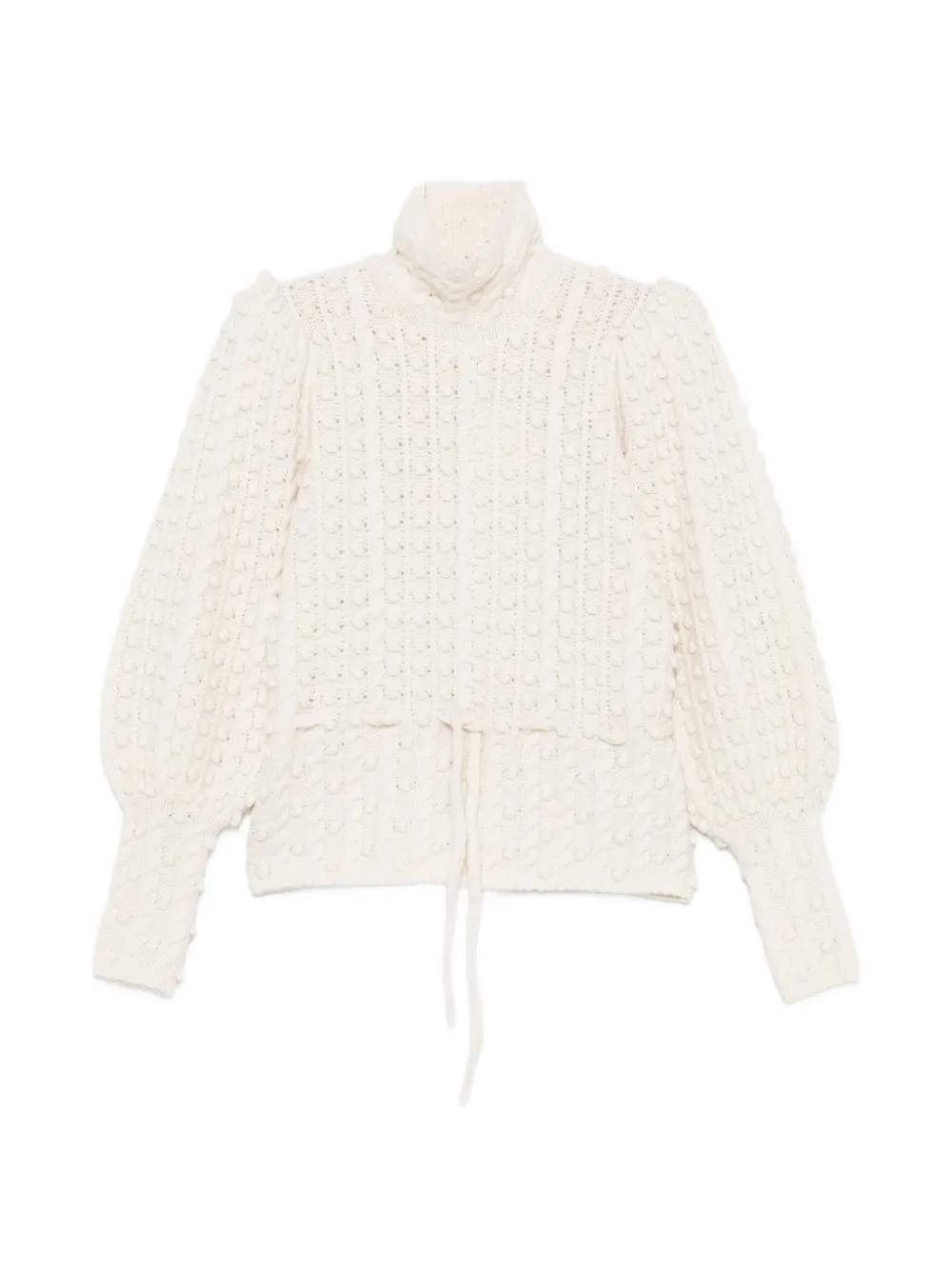 ZIMMERMANN Valiant wool bauble sweater - Weiß