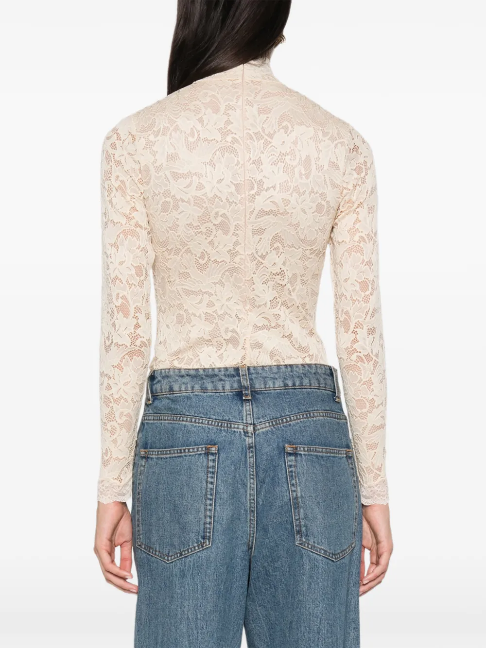 ZIMMERMANN Body van koordkant Beige