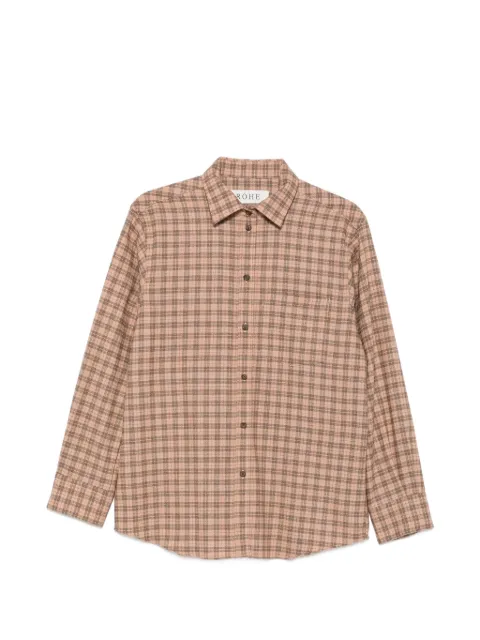 Róhe camisa Classic Fit a cuadros