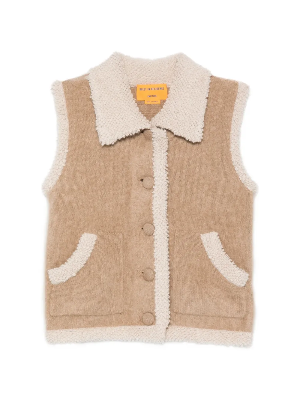 Guest In Residence Grizzly Wrangler sleeveless cardigan