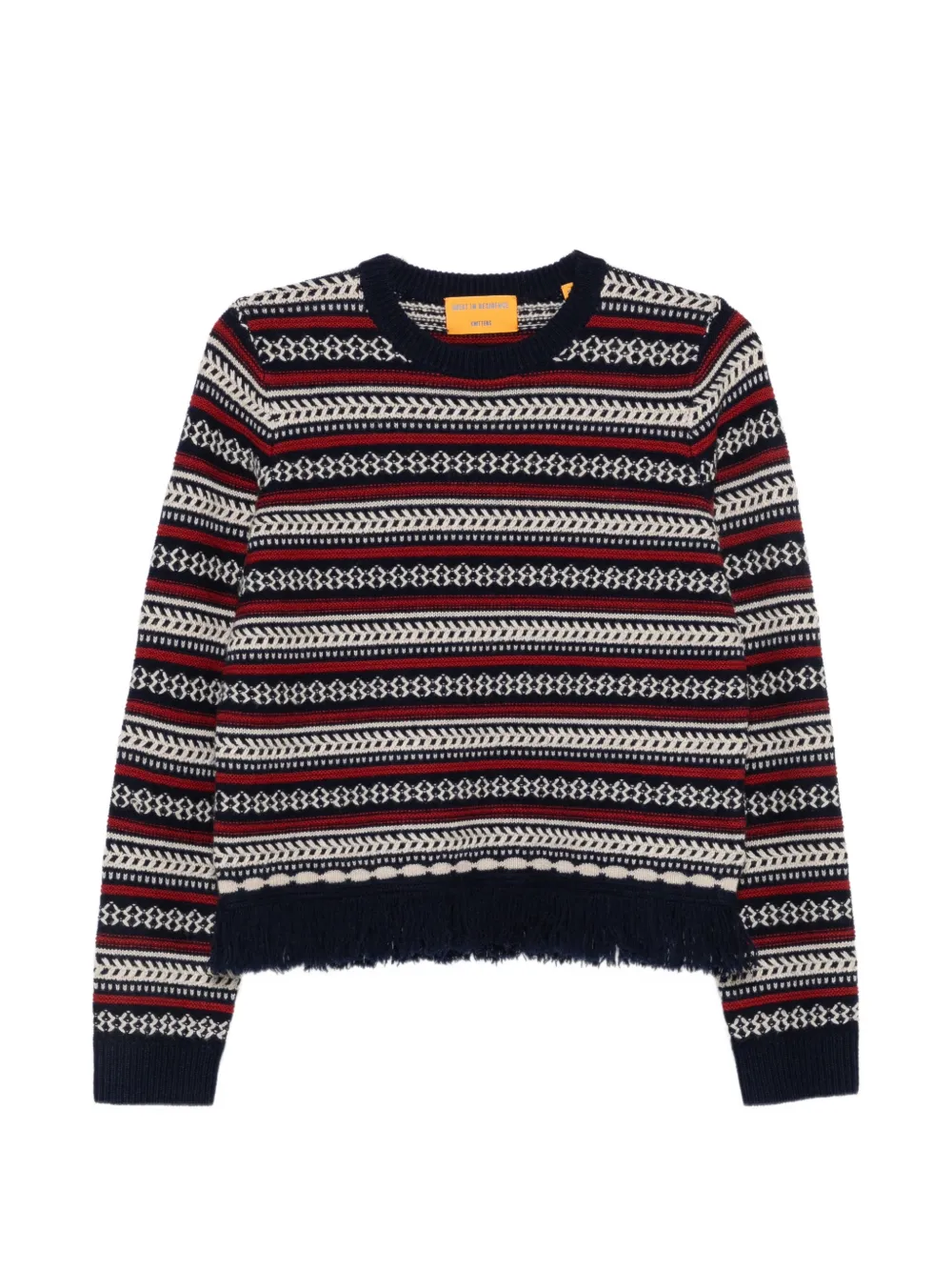 Guest In Residence Western Stripe-knit Sweater In Multi