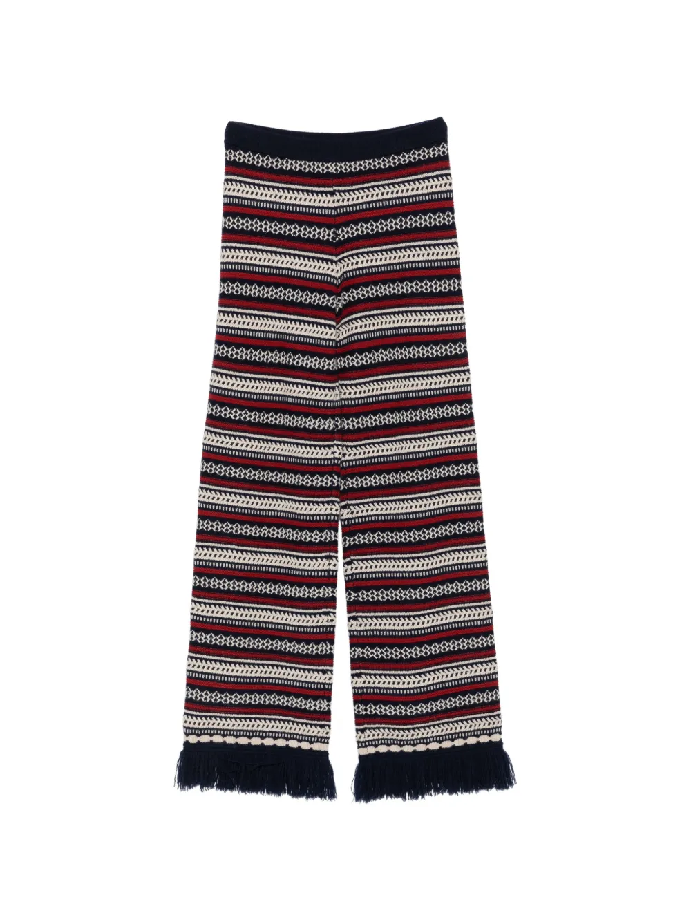 Guest In Residence Western stripe-knit trousers
