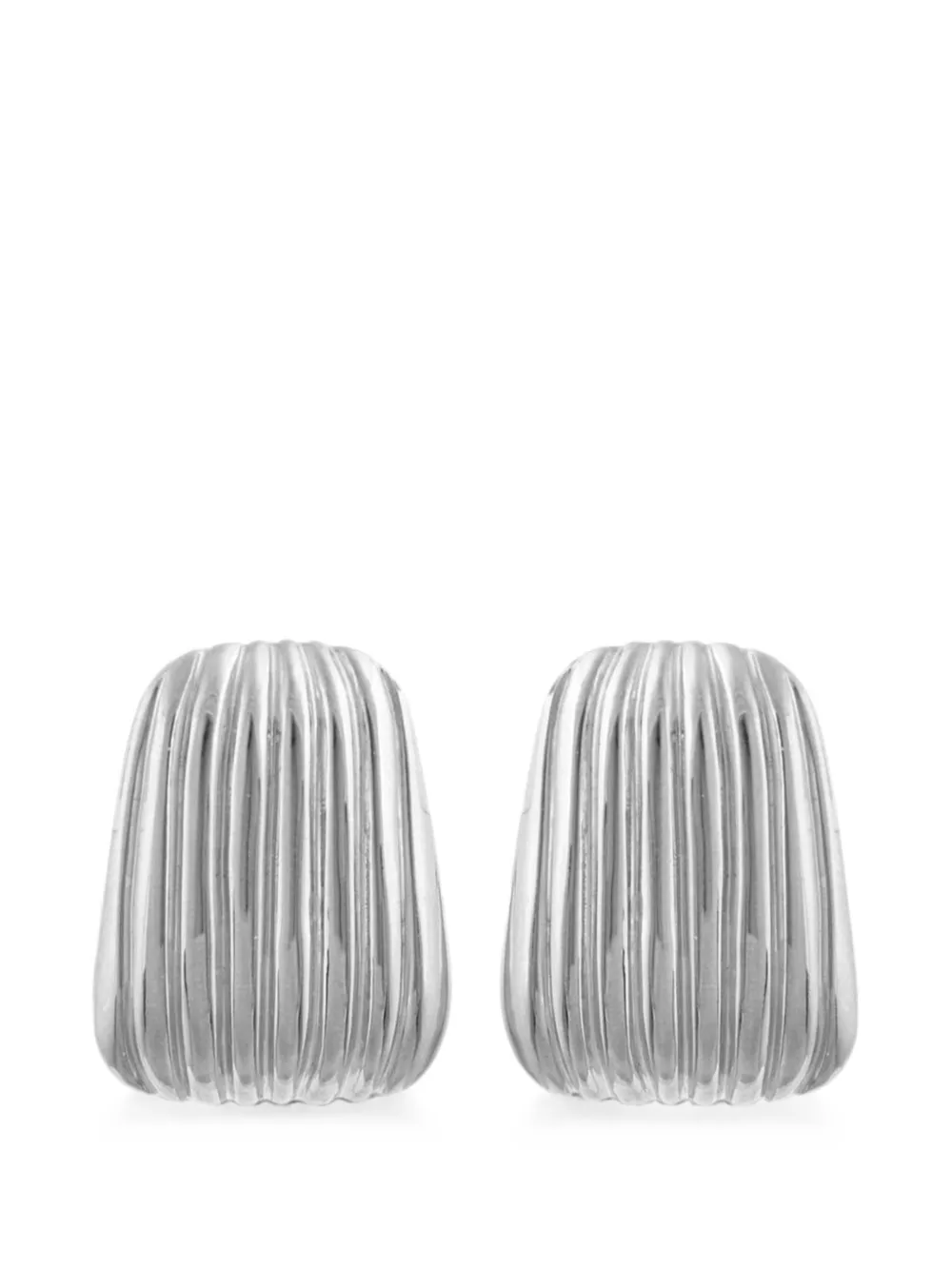 MAYOL Gerippte Kimberly Ohrringe - Silber