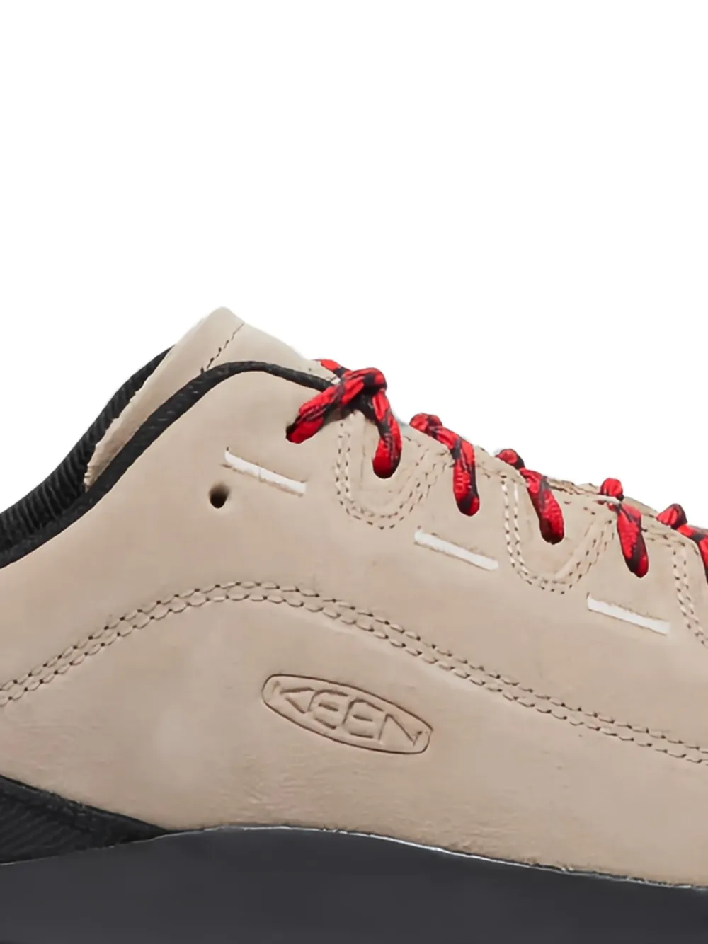 KEEN FOOTWEAR Jasper leather sneakers Beige