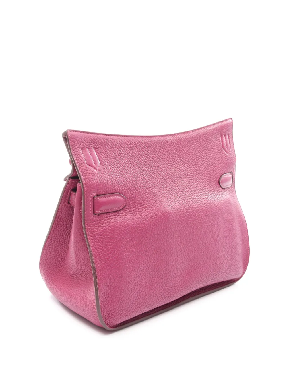 Hermès Pre-owned 2011 Clemence Jypsiere 28 Crossbody Bag in Pink, view 3