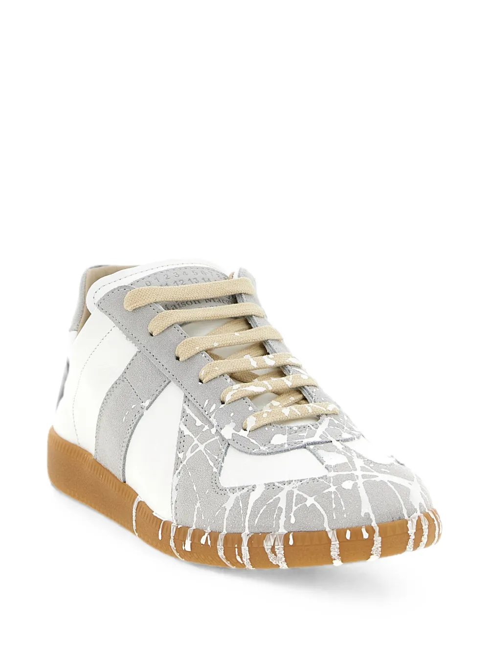 Maison Margiela Replica paint-splatter sneakers Wit