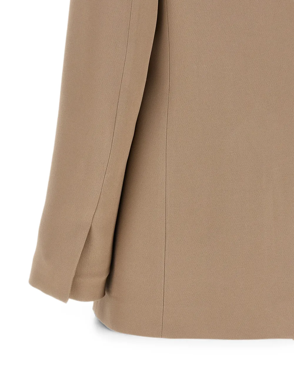 Fabiana Filippi Blazer met revers en V-hals Beige