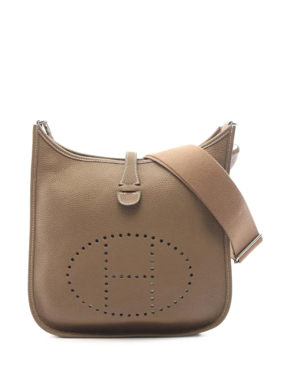 Hermès Pre-owned 2020 Clemence Evelyne III 29 Crossbody Bag in Brown