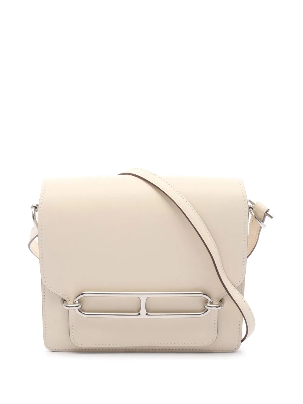 Hermès Pre-Owned 2022 mini Swift Sac Roulis Umhängetasche 18cm - Nude