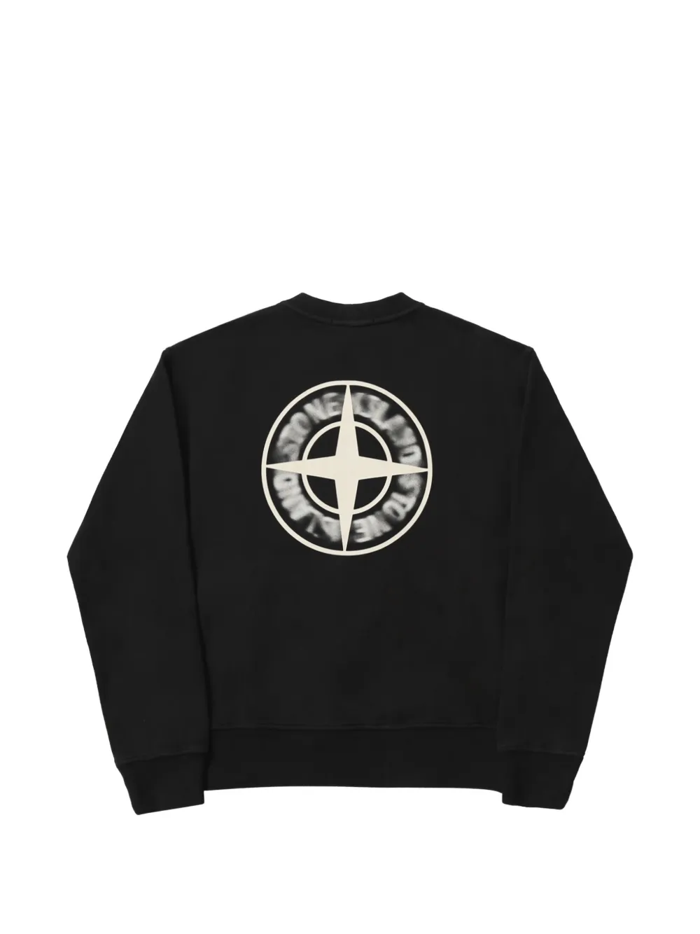 Stone Island Trui met logoprint Zwart