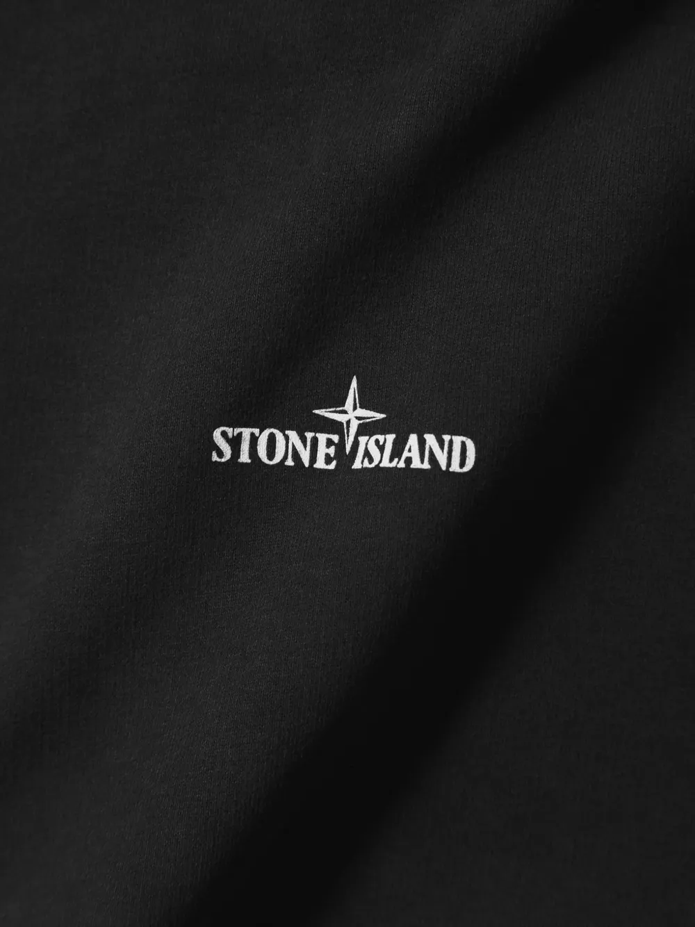 Stone Island Trui met logoprint Zwart