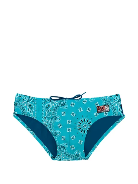 MC2 Saint Barth Kids Badehose mit Bandana-Print