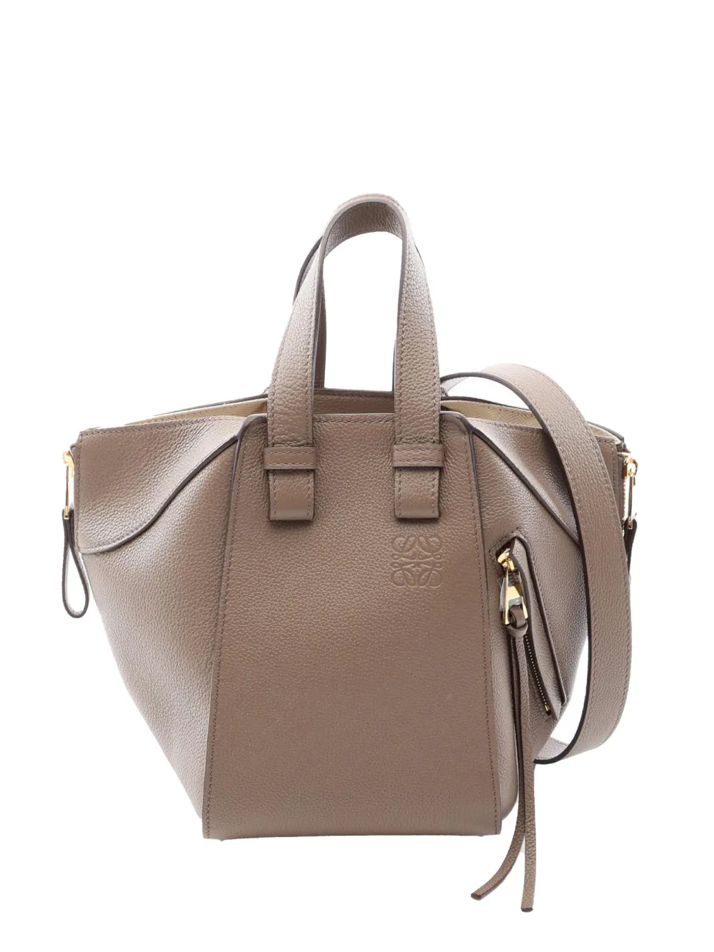 Loewe Pre-Owned 2010-2026 Soft Grained Hammock Compact Satchel-Tasche - Grau