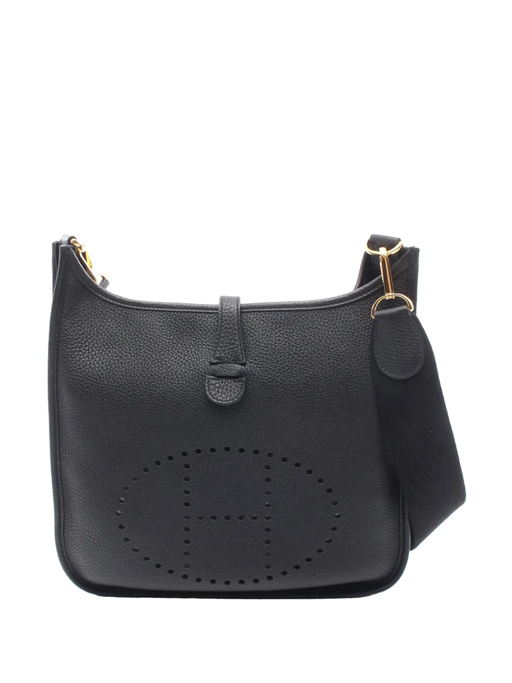 Hermès Pre-Owned 2023 Clemence Evelyne III Umhängetasche 29cm - Schwarz