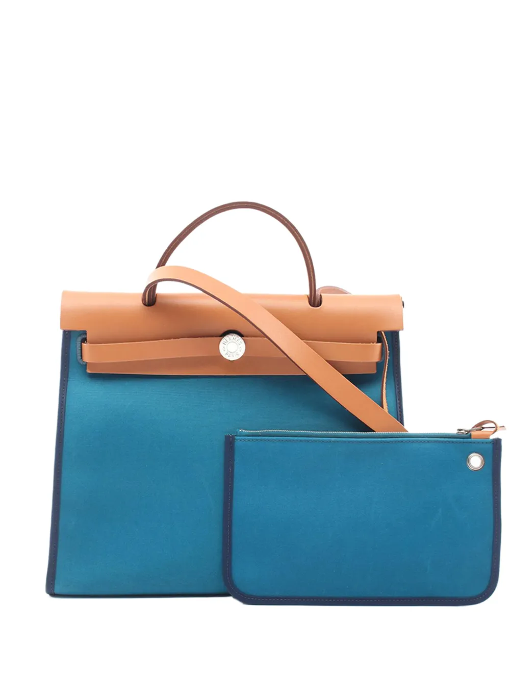 Hermès Pre-Owned 2013 Toile H Berline Herbag Zip Satchel-Tasche 31cm - Blau