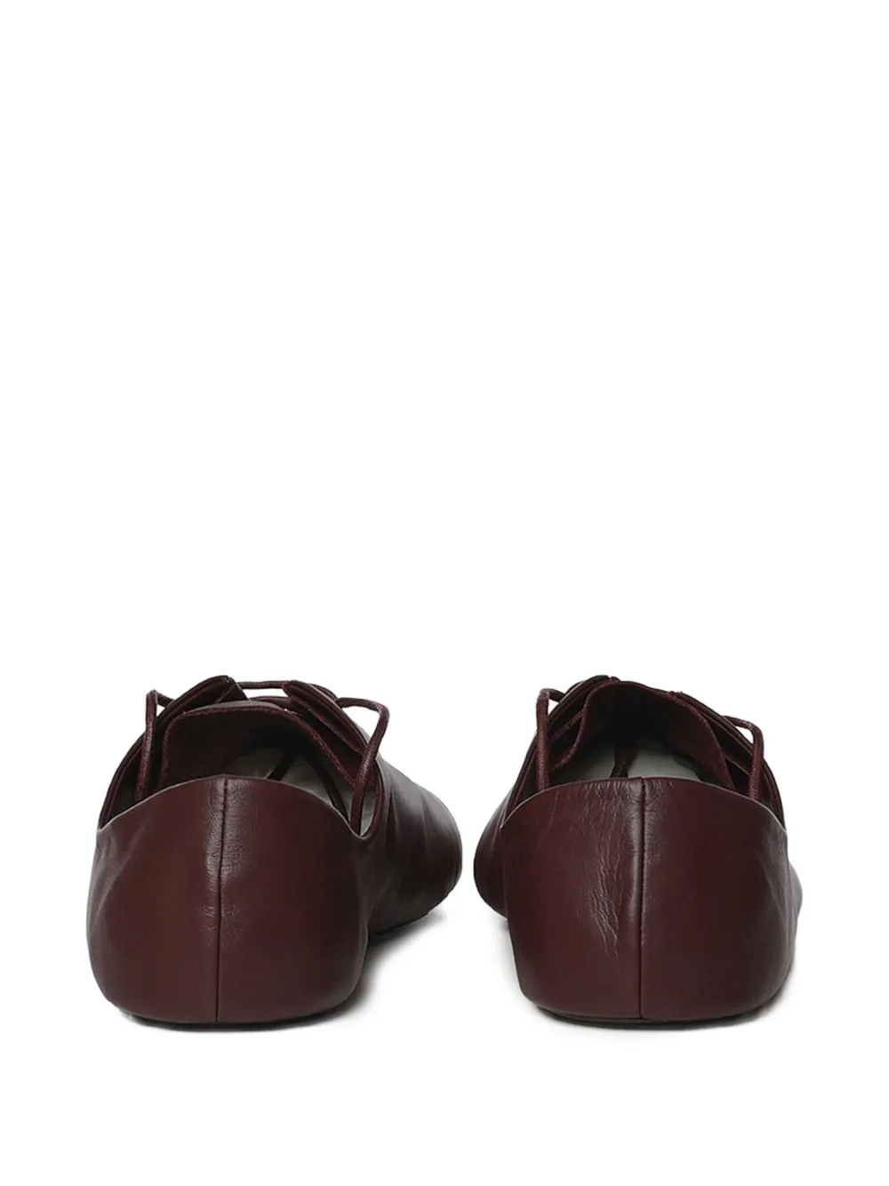LOEWE pebble soft lace-up in nappa calfskin Rood