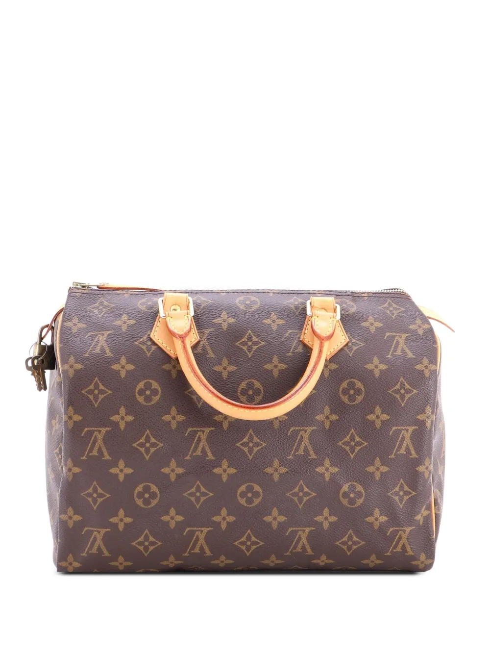 Louis Vuitton Pre-Owned Speedy MonogrammCanvas-Satchel-Tasche 30cm - Braun