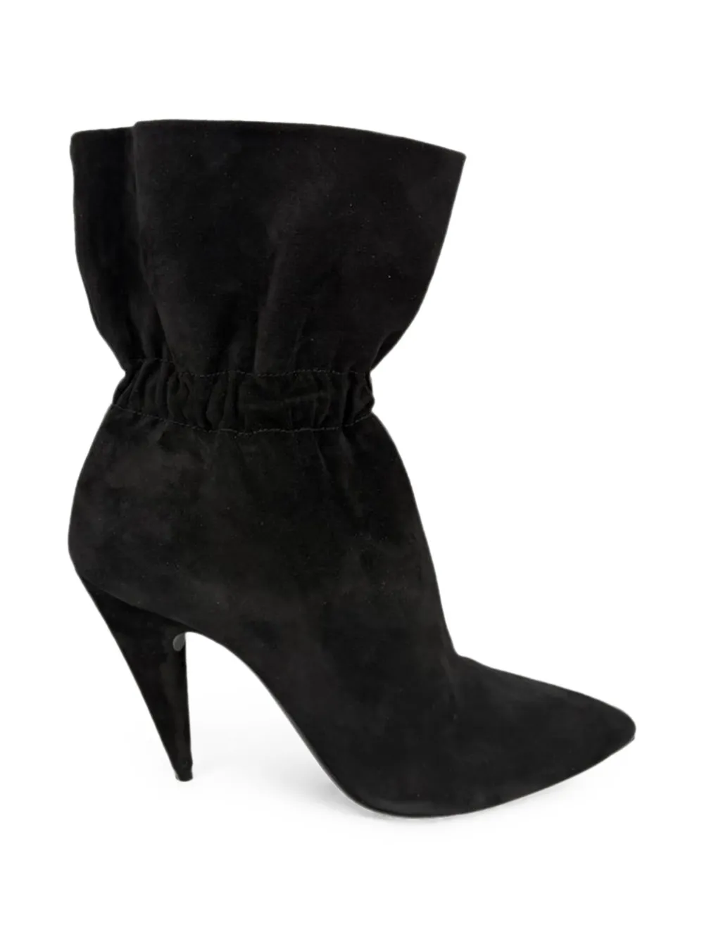 Saint Laurent Pre-Owned Étienne elastic ankle boots - Nero