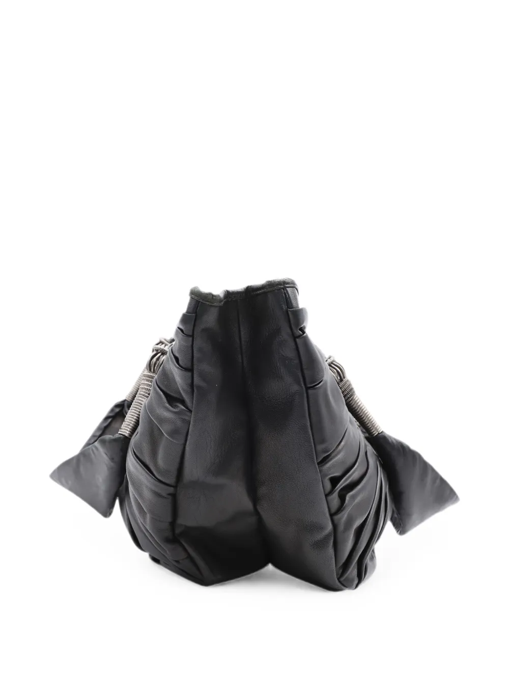 Christian Dior Pre-Owned Plissé geplooide shopper Grijs