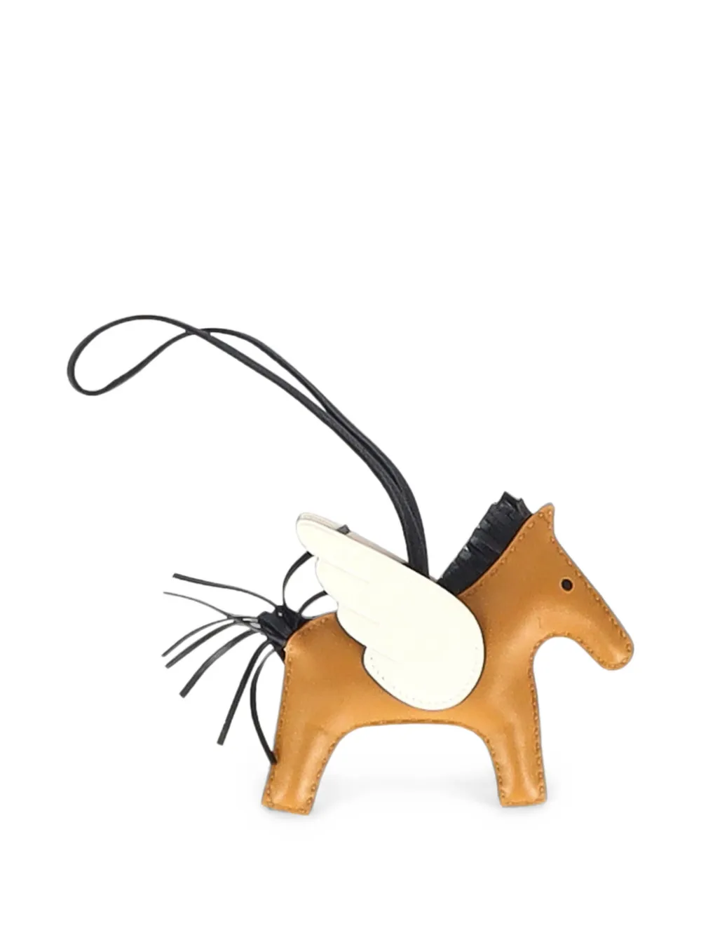 Hermès Pre-Owned Rodeo MM Pegasus charm - Nude