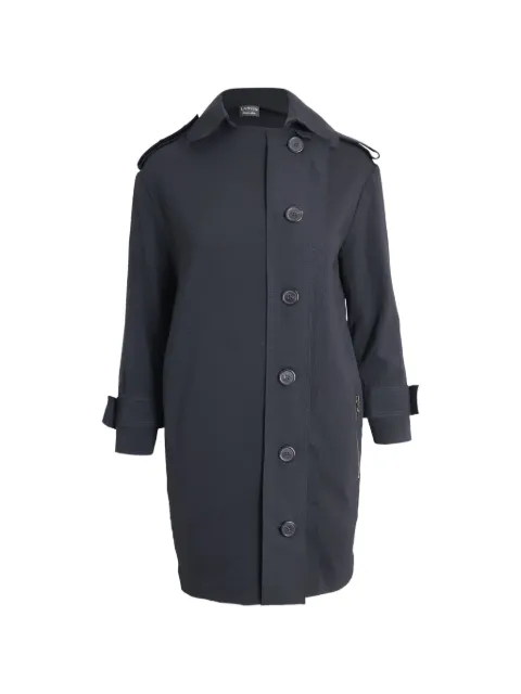 Lanvin Pre-Owned button-front trench coat