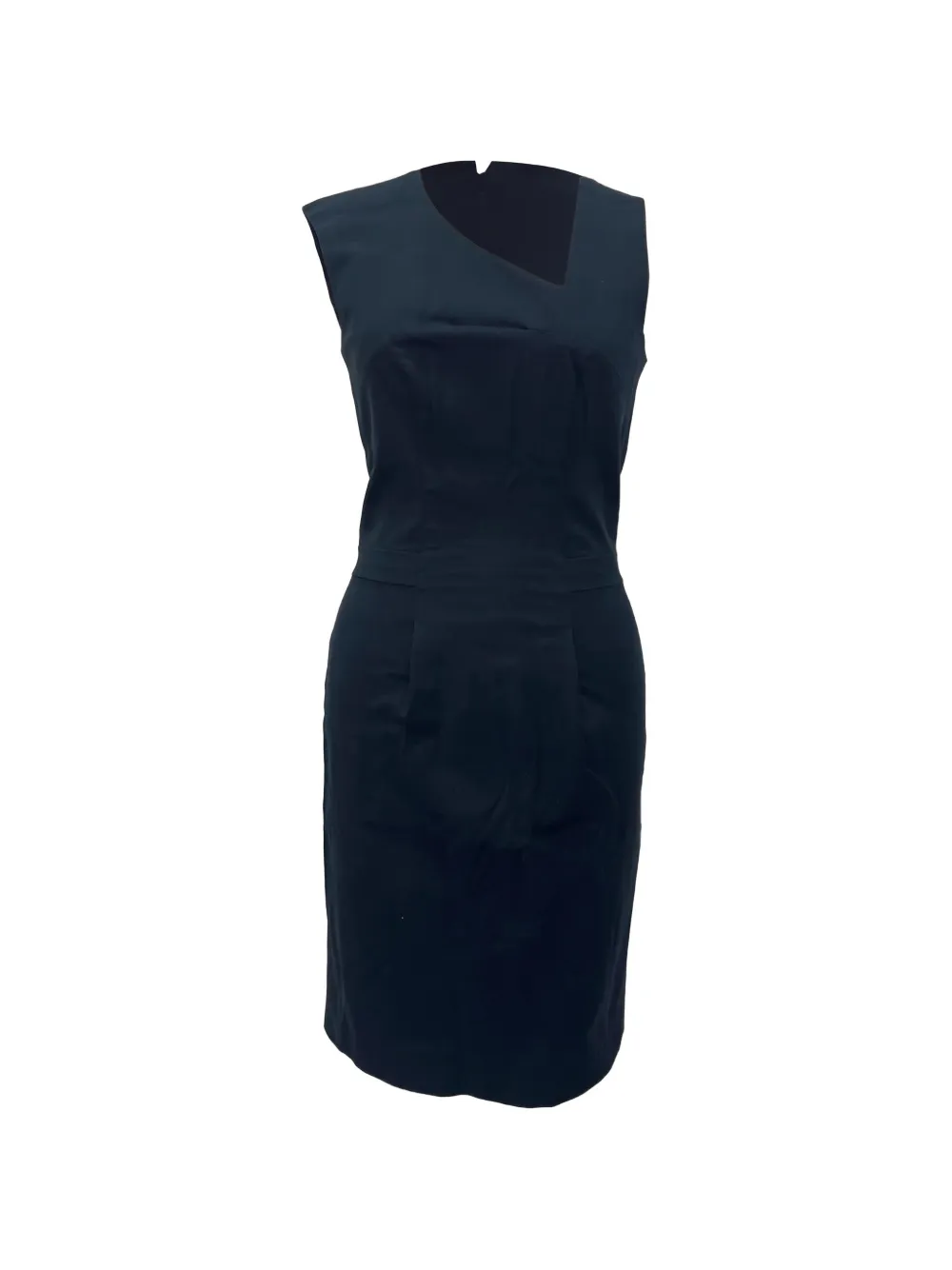 Balenciaga Pre-Owned Asymmetric neckline dress - Nero