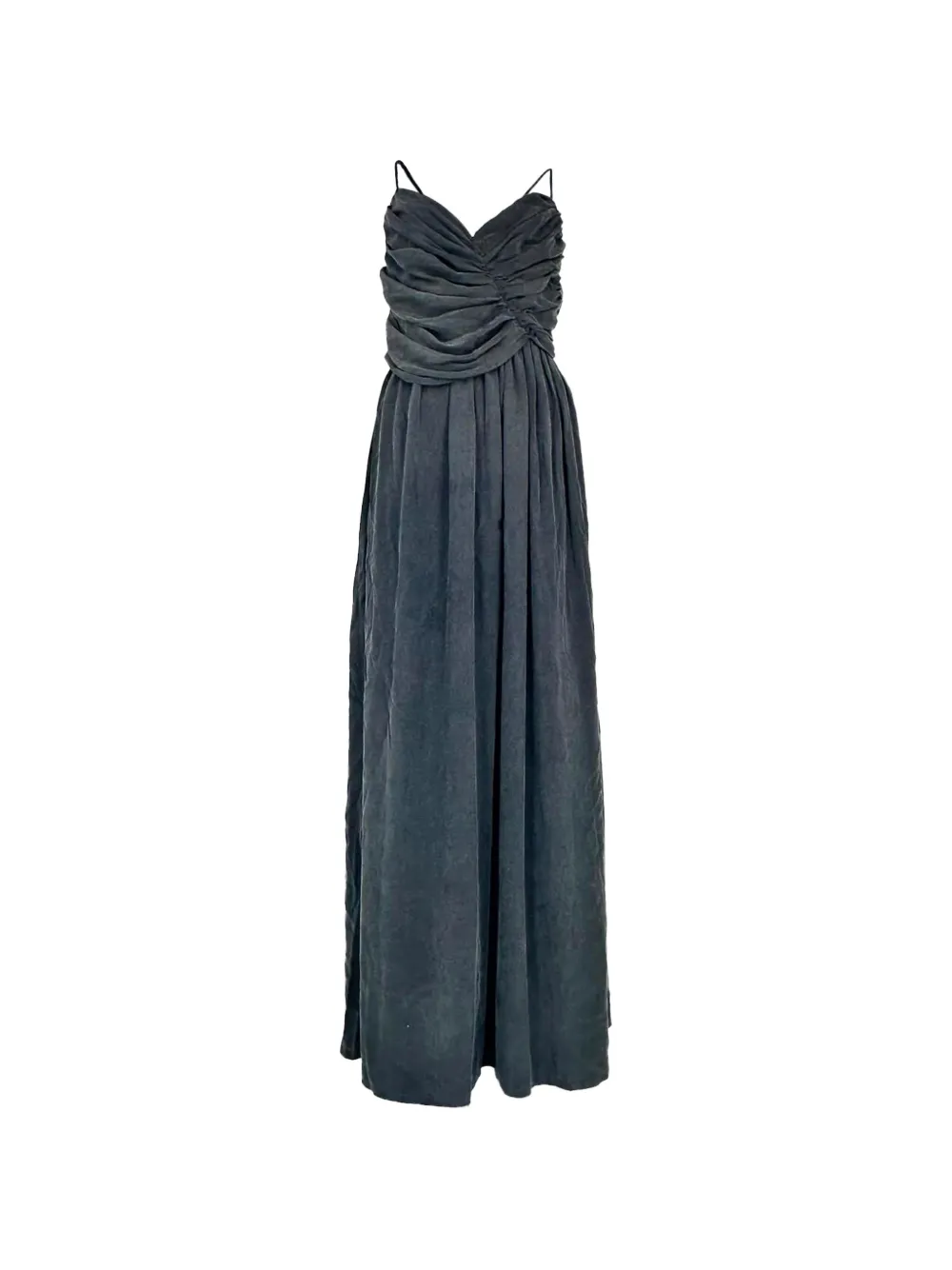 ZIMMERMANN V-neck gathered maxi dress - Grey
