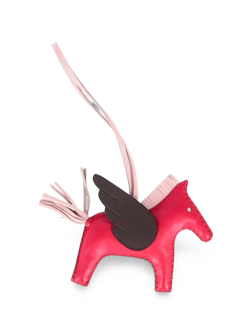 Hermès Pre-Owned Rodeo MM Pegasus bag charm - Rot