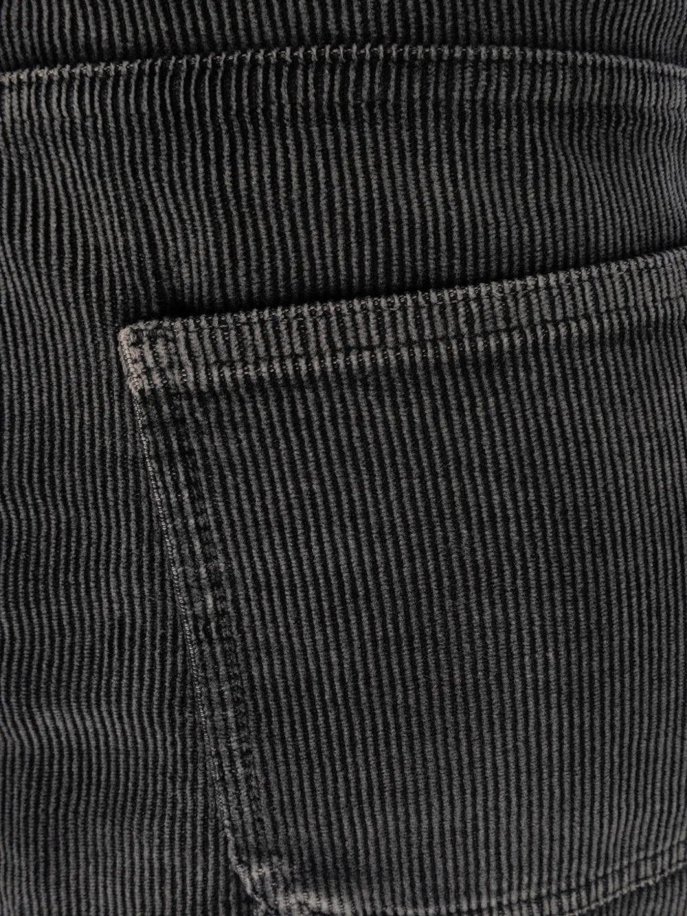 Miu Ribfluwelen broek Grijs