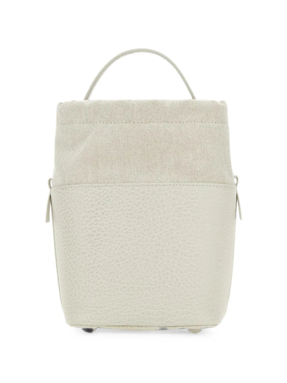 Maison Margiela 5AC kleine bucket-tas Beige