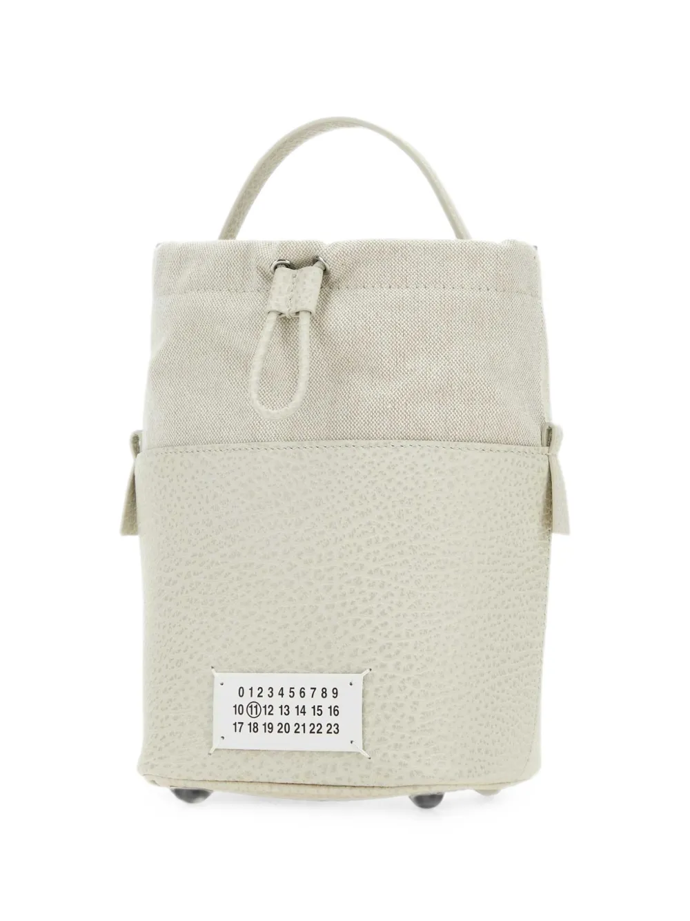 Maison Margiela 5AC kleine bucket-tas Beige